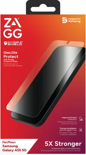 ZAGG InvisibleShield Glass Elite Samsung Galaxy A55 Screen Protector afbeelding 1