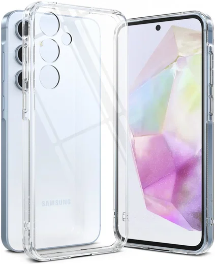 Ringke Fusion Samsung Galaxy A35 Hoesje Back Cover Transparant afbeelding 1