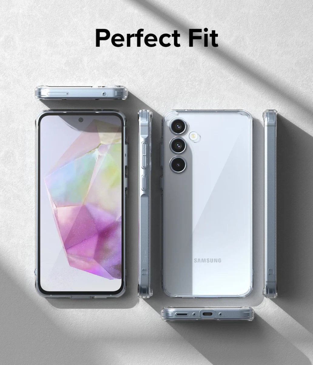 Ringke Fusion Samsung Galaxy A35 Hoesje Back Cover Transparant afbeelding 11