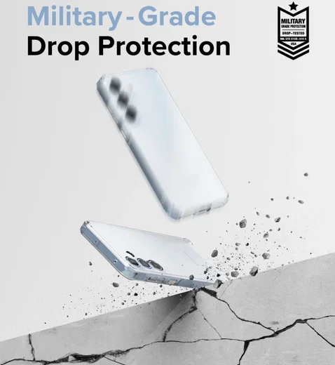 Ringke Fusion Samsung Galaxy A35 Hoesje Back Cover Transparant afbeelding 3