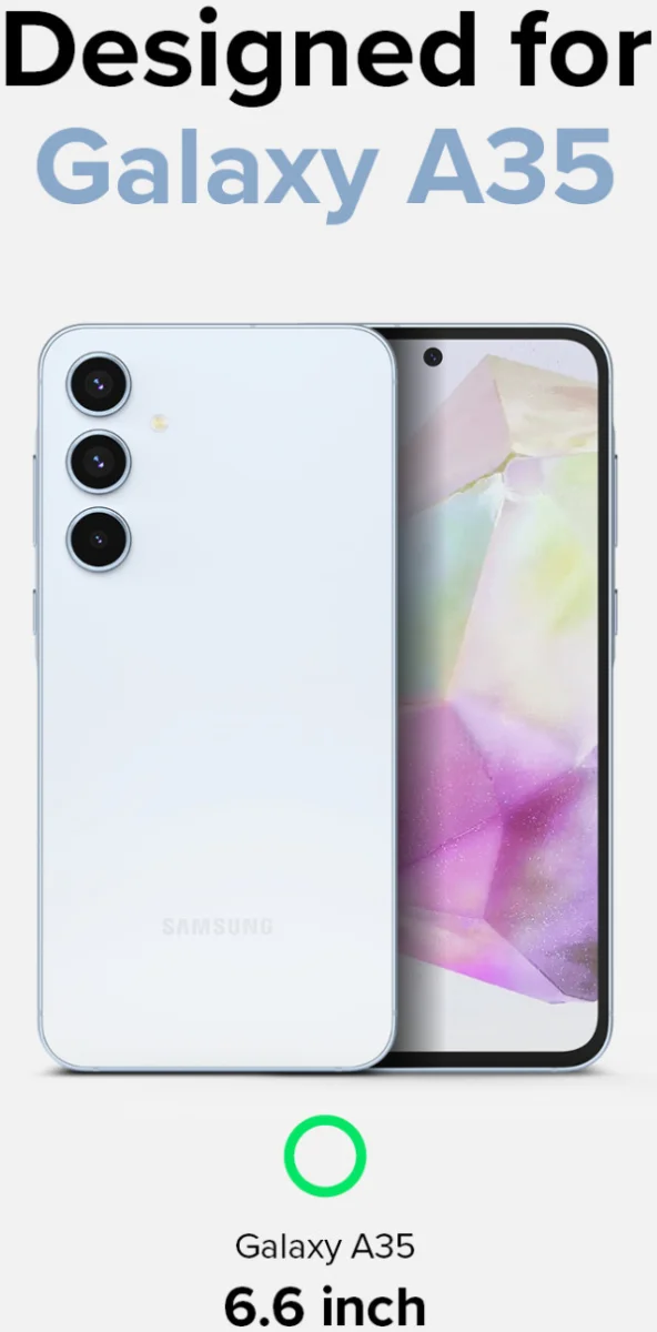 Ringke Fusion Samsung Galaxy A35 Hoesje Back Cover Transparant afbeelding 5