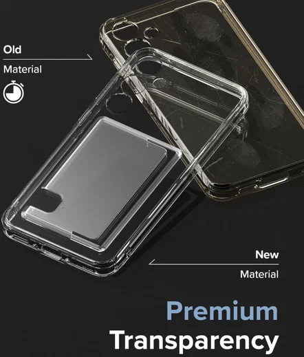 Ringke Fusion Card Samsung Galaxy A35 Hoesje Kaarthouder Transparant afbeelding 6