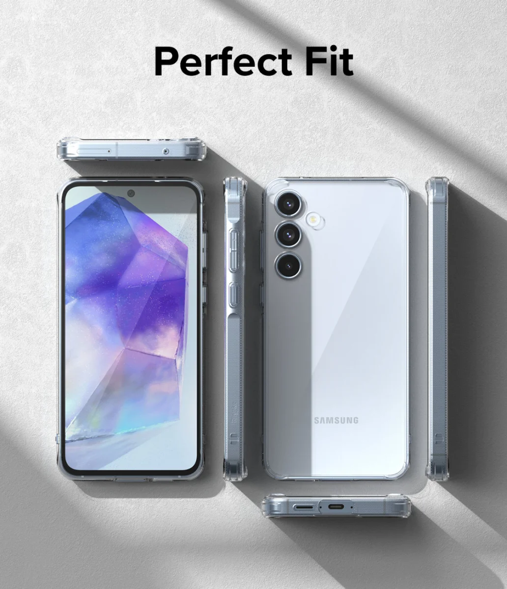 Ringke Fusion Samsung Galaxy A55 Hoesje Back Cover Transparant afbeelding 10