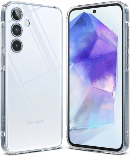 Ringke Fusion Samsung Galaxy A55 Hoesje Back Cover Transparant afbeelding 11