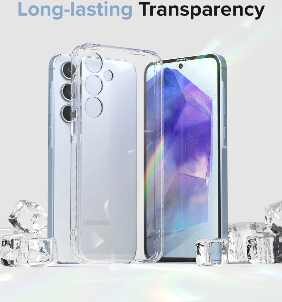 Ringke Fusion Samsung Galaxy A55 Hoesje Back Cover Transparant afbeelding 3