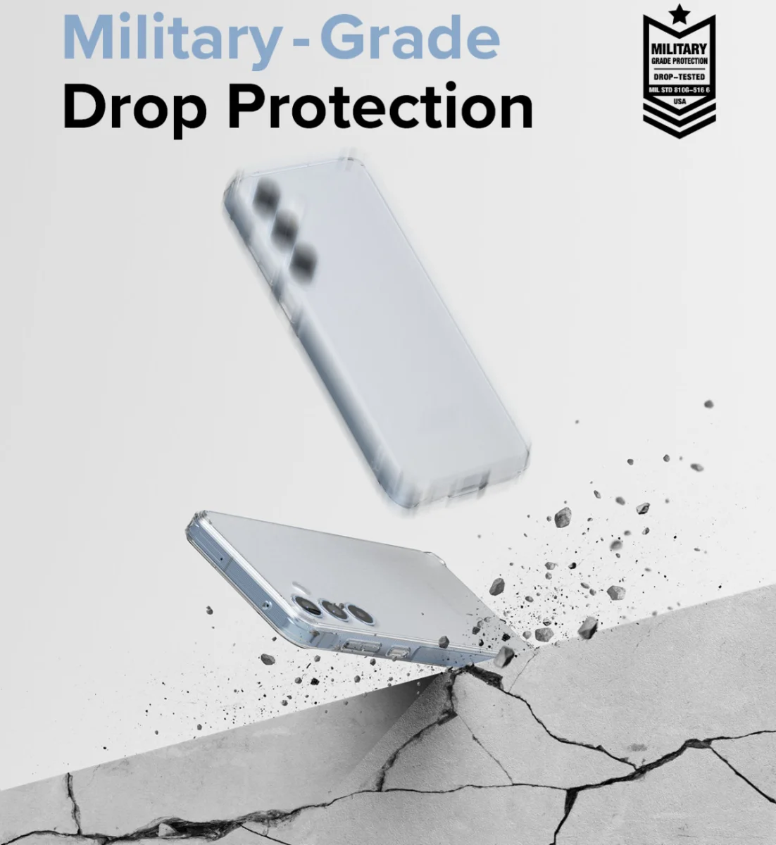 Ringke Fusion Samsung Galaxy A55 Hoesje Back Cover Matte Transparant afbeelding 4