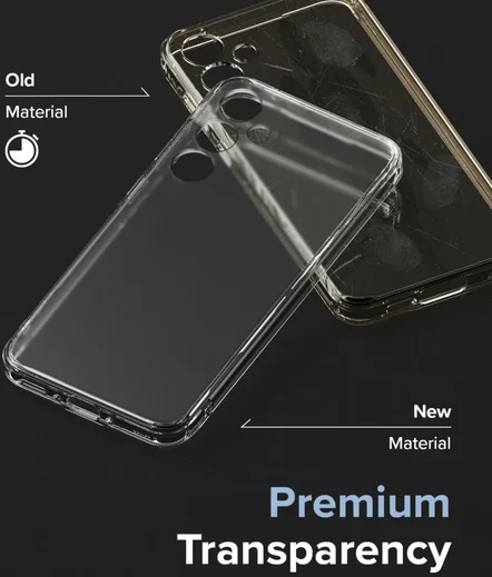 Ringke Fusion Samsung Galaxy A55 Hoesje Back Cover Matte Transparant afbeelding 5