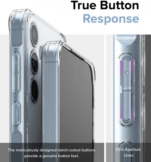 Ringke Fusion Samsung Galaxy A55 Hoesje Back Cover Matte Transparant afbeelding 9