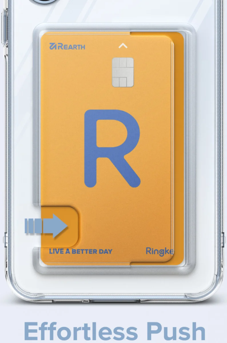 Ringke Fusion Card Samsung Galaxy A55 Hoesje Kaarthouder Transparant afbeelding 7