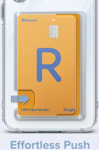 Ringke Fusion Card Samsung Galaxy A55 Hoesje Kaarthouder Transparant afbeelding 7