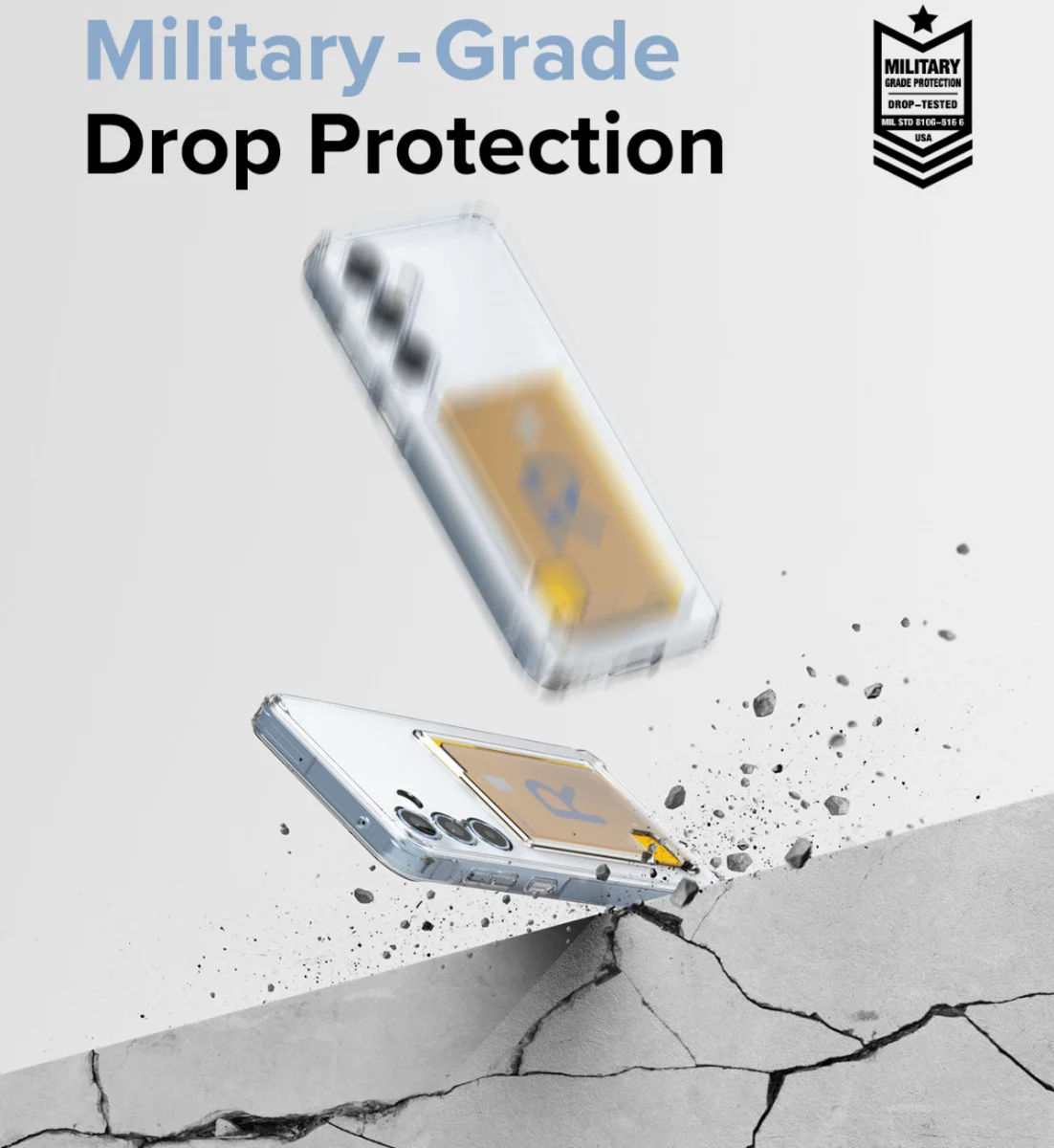 Ringke Fusion Card Samsung Galaxy A55 Hoesje Kaarthouder Transparant afbeelding 3