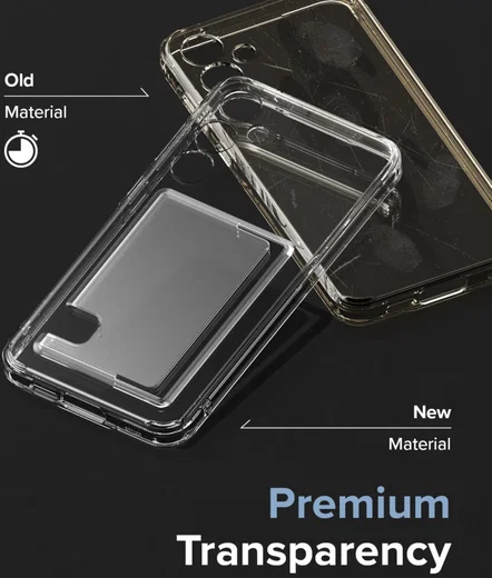 Ringke Fusion Card Samsung Galaxy A55 Hoesje Kaarthouder Transparant afbeelding 5