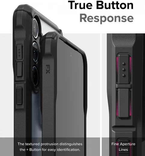 Ringke Fusion X Samsung Galaxy A55 Hoesje Back Cover Transparant Zwart afbeelding 11