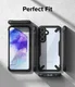 Ringke Fusion X Samsung Galaxy A55 Hoesje Back Cover Transparant Zwart afbeelding 8