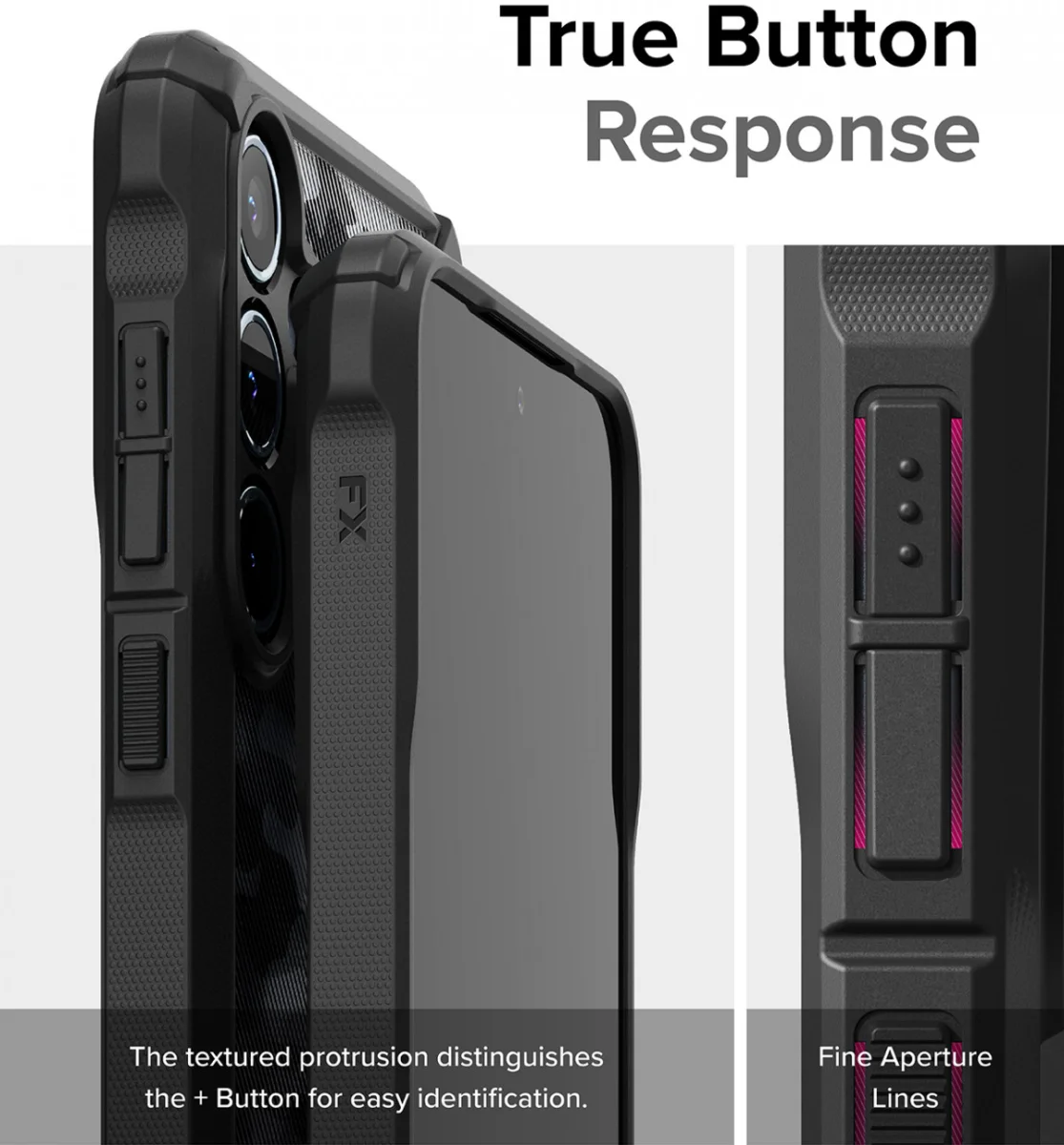 Ringke Fusion X Samsung Galaxy A55 Hoesje Back Cover Camo Zwart afbeelding 11
