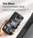 Ringke Fusion X Samsung Galaxy A55 Hoesje Back Cover Camo Zwart afbeelding 4