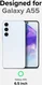 Ringke Fusion X Samsung Galaxy A55 Hoesje Back Cover Camo Zwart afbeelding 5