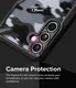 Ringke Fusion X Samsung Galaxy A55 Hoesje Back Cover Camo Zwart afbeelding 7