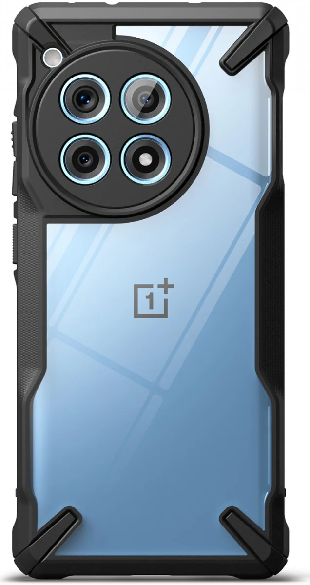Ringke Fusion X OnePlus 12R Hoesje Back Cover Zwart afbeelding 12