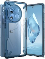 Ringke Fusion X OnePlus 12R Hoesje Back Cover Blauw afbeelding