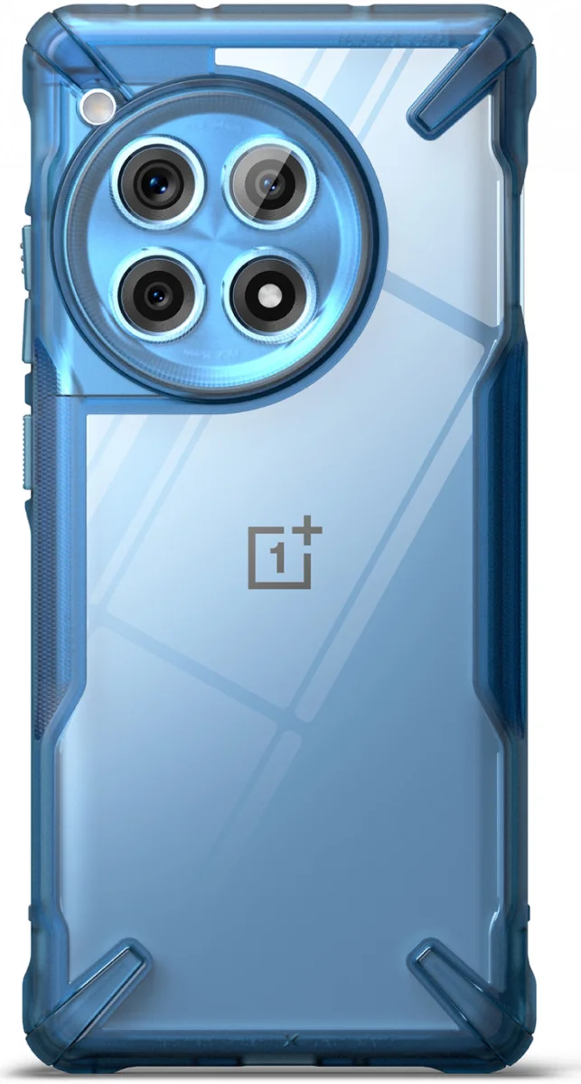 Ringke Fusion X OnePlus 12R Hoesje Back Cover Blauw afbeelding 12