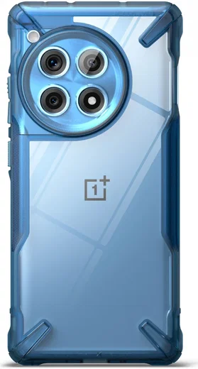 Ringke Fusion X OnePlus 12R Hoesje Back Cover Blauw afbeelding 12