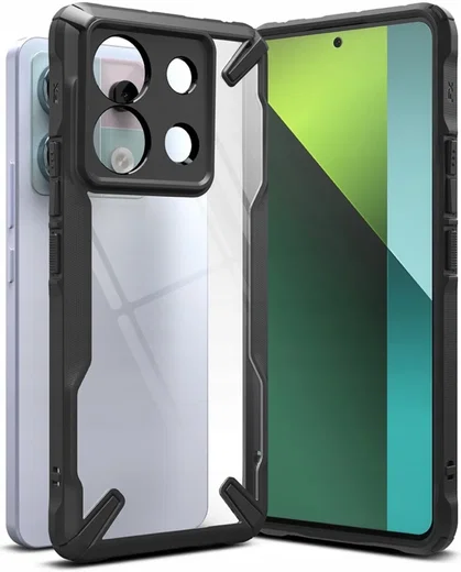 Ringke Fusion X Xiaomi Redmi Note 13 Pro 5G / Poco X6 Hoesje Back Cover Zwart afbeelding 1