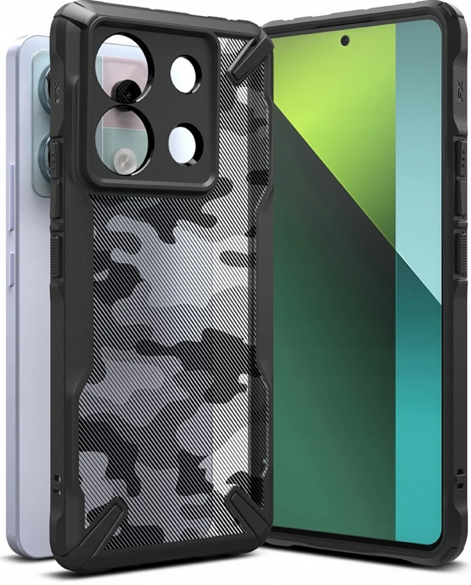 Ringke Fusion X Xiaomi Redmi Note 13 Pro 5G / Poco X6 Hoesje Back Cover Camo afbeelding 1