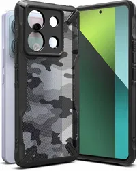 Ringke Fusion X Xiaomi Redmi Note 13 Pro 5G / Poco X6 Hoesje Back Cover Camo afbeelding