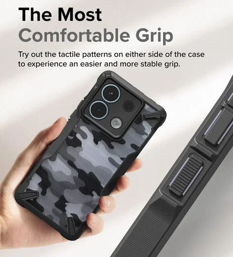 Ringke Fusion X Xiaomi Redmi Note 13 Pro 5G / Poco X6 Hoesje Back Cover Camo afbeelding 5