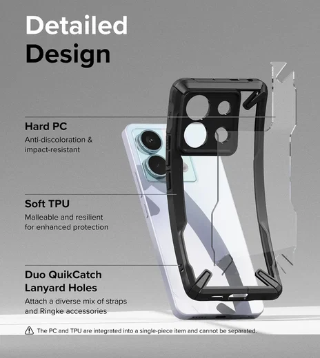 Ringke Fusion X Xiaomi Redmi Note 13 Pro 5G / Poco X6 Hoesje Back Cover Camo afbeelding 8