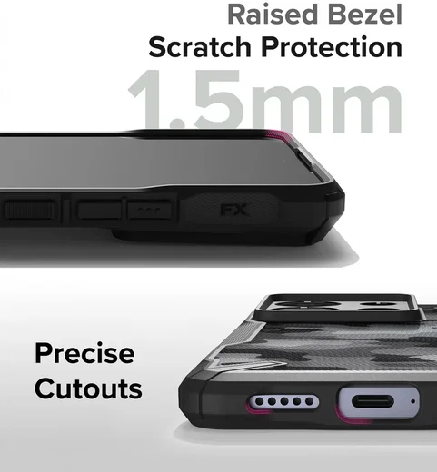 Ringke Fusion X Xiaomi Redmi Note 13 Pro 5G / Poco X6 Hoesje Back Cover Camo afbeelding 9