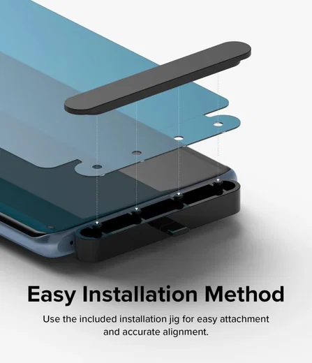 Ringke Dual Easy Film OnePlus 12R Screen Protector Jig 2-Pack afbeelding 3