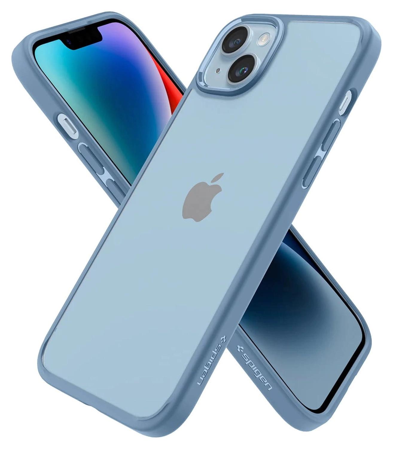 Spigen Ultra Hybrid Apple iPhone 14 Hoesje Back Cover Blauw afbeelding 2