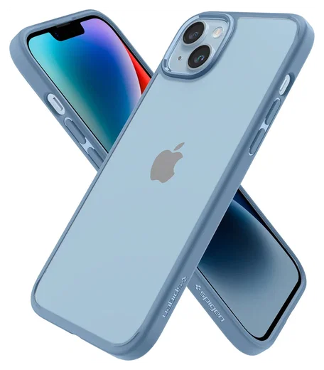 Spigen Ultra Hybrid Apple iPhone 14 Hoesje Back Cover Blauw afbeelding 2