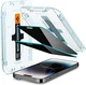Spigen EZ Fit Glas.tR iPhone 14 Pro Privacy Screen Protector 2-Pack afbeelding 1