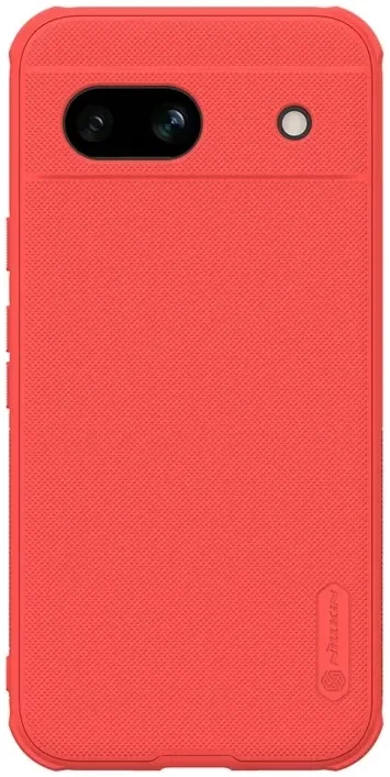 Nillkin Super Frosted Shield Google Pixel 8a Hoesje Back Cover Rood afbeelding 1
