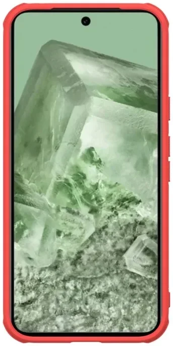 Nillkin Super Frosted Shield Google Pixel 8a Hoesje Back Cover Rood afbeelding 7