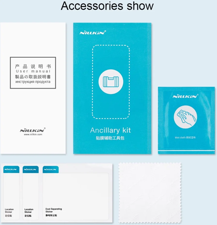 Nillkin Xiaomi Redmi Note 13 Pro Anti-Explosie Tempered Glass Zwart afbeelding 6