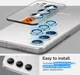 Spigen Optik Pro Samsung S24 Camera Protector Glas 2-Pack Grijs afbeelding 2