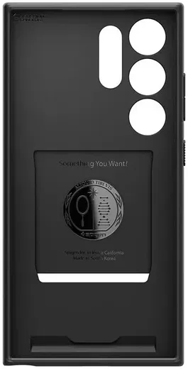 Spigen Liquid Slot Samsung Galaxy S24 Ultra Hoesje Pasjeshouder Zwart afbeelding 3