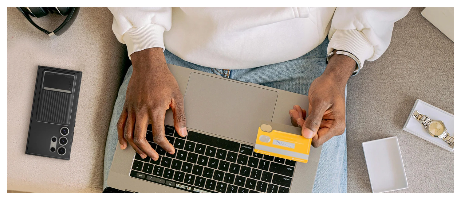 Spigen Liquid Slot Samsung Galaxy S24 Ultra Hoesje Pasjeshouder Zwart afbeelding 4