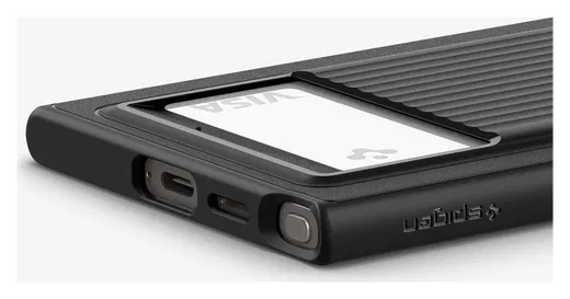 Spigen Liquid Slot Samsung Galaxy S24 Ultra Hoesje Pasjeshouder Zwart afbeelding 6