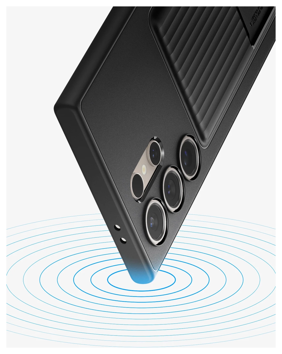 Spigen Liquid Slot Samsung Galaxy S24 Ultra Hoesje Pasjeshouder Zwart afbeelding 7