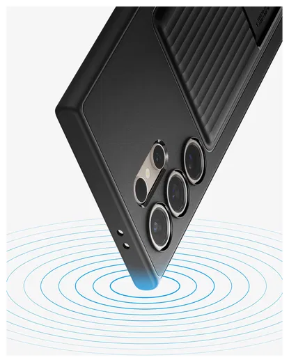 Spigen Liquid Slot Samsung Galaxy S24 Ultra Hoesje Pasjeshouder Zwart afbeelding 7