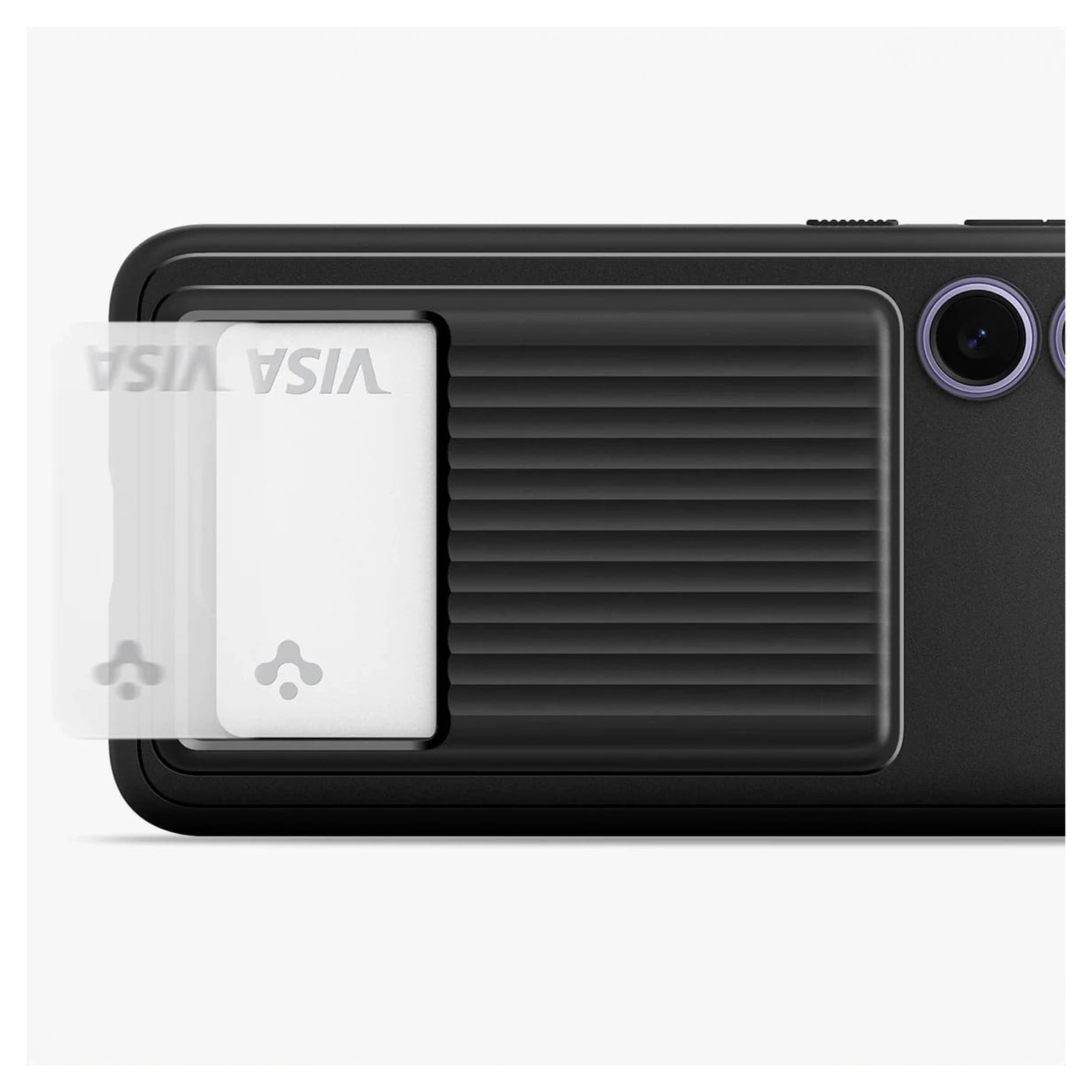 Spigen Liquid Slot Samsung Galaxy S24 Plus Hoesje Pasjeshouder Zwart afbeelding 5