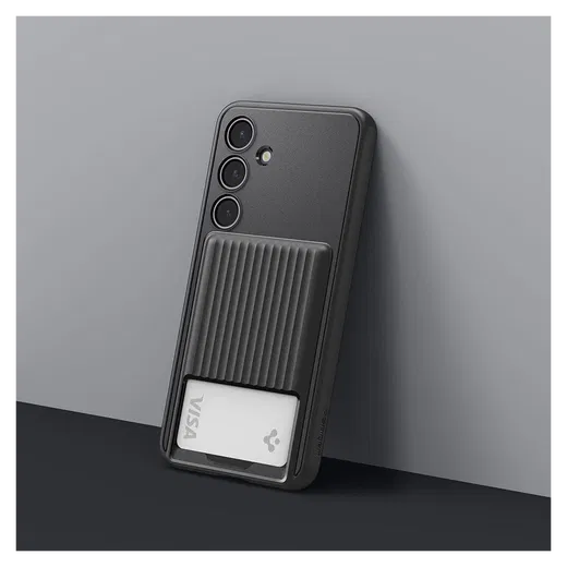 Spigen Liquid Slot Samsung Galaxy S24 Plus Hoesje Pasjeshouder Zwart afbeelding 4