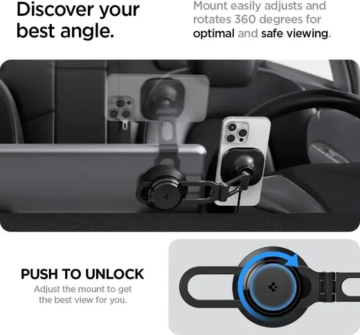 Spigen OneTap MagSafe Telefoonhouder Tesla Model 3/Y/S/X met Draadloos Opladen afbeelding 6