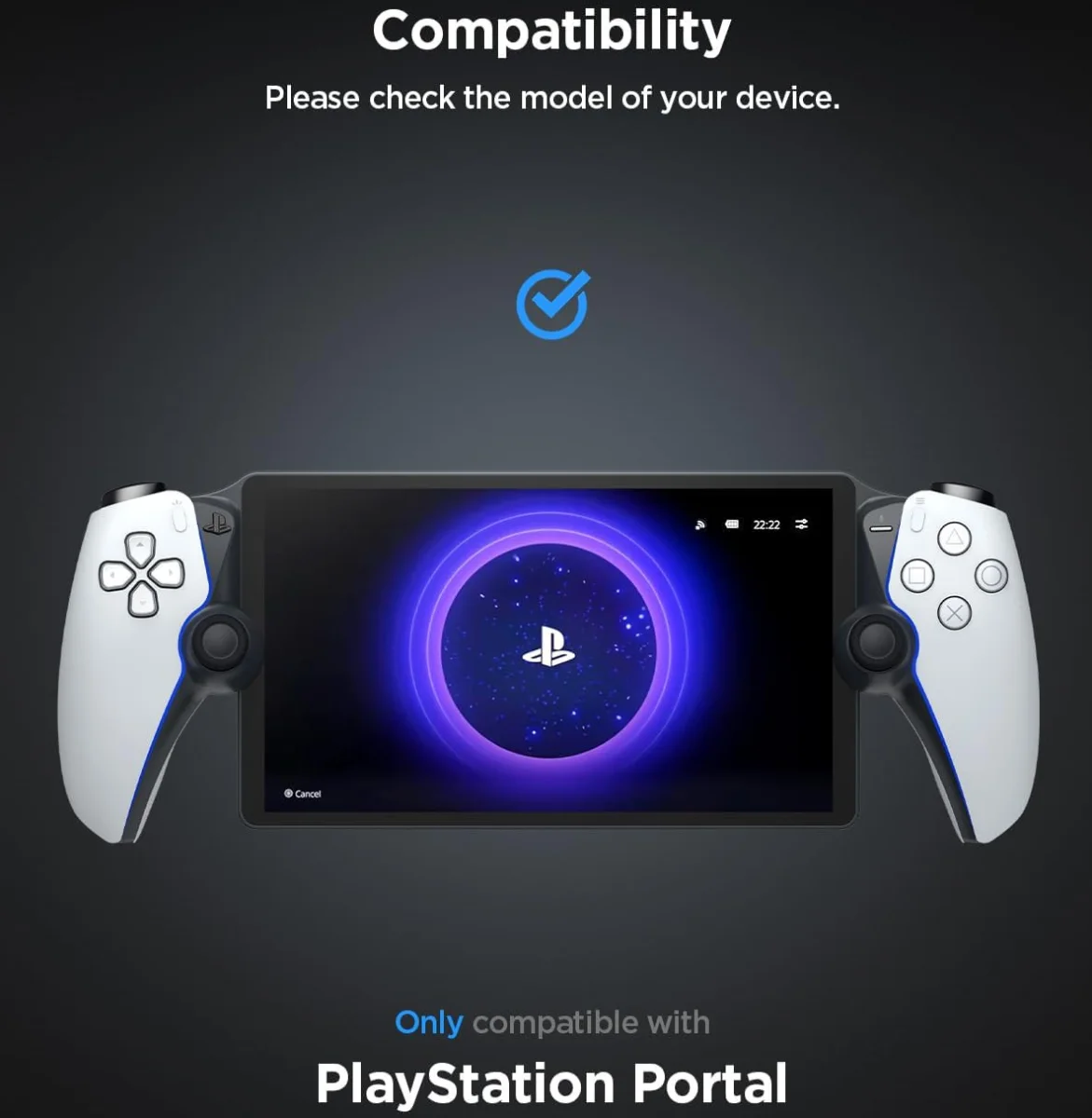 Spigen Thin Fit PlayStation Portal Hoesje Zwart afbeelding 3