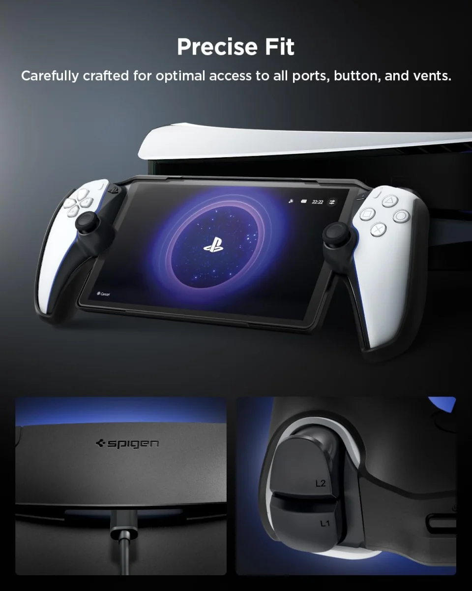 Spigen Thin Fit PlayStation Portal Hoesje Zwart afbeelding 7